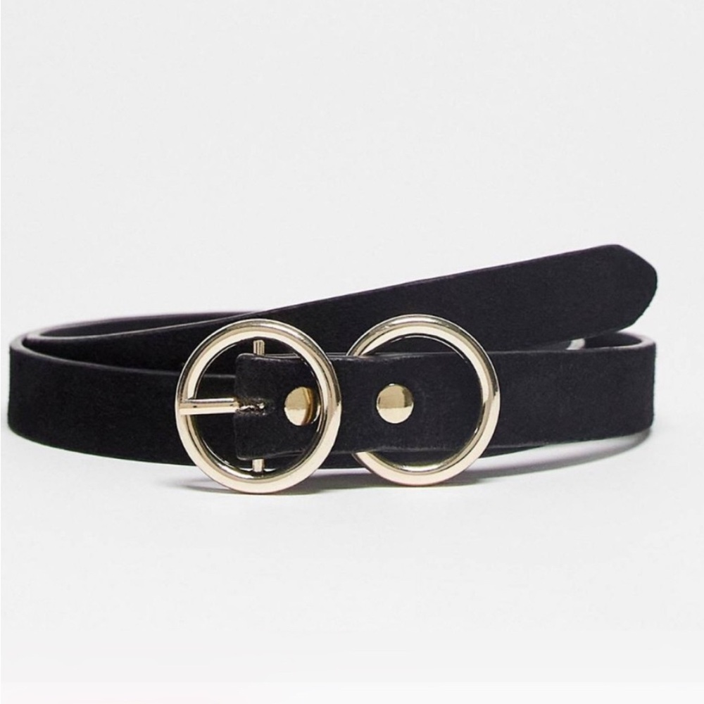 URBANCODE Double Buckle Leather Belt